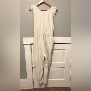 Ruffle Strap Cropped Jumpsuit